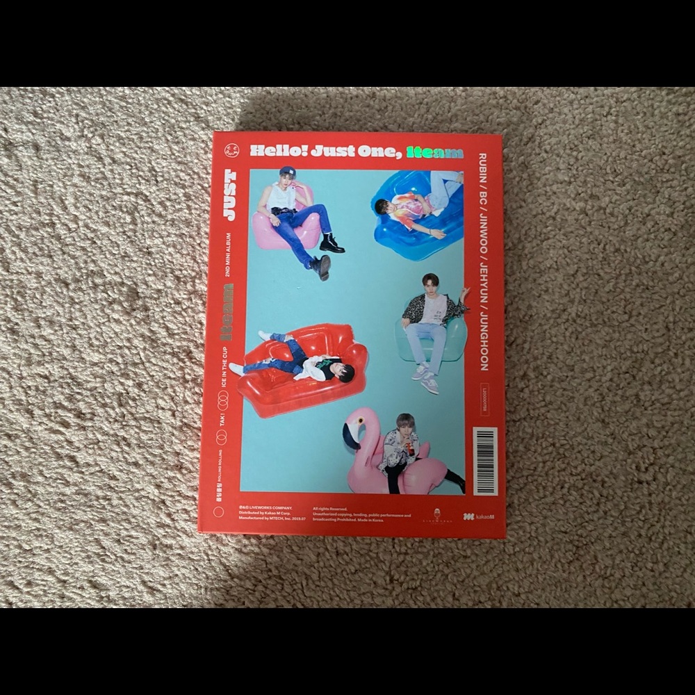 1Team Kpop Album Kpop Photocard